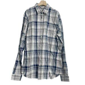 Men's EXPRESS Size XL Button Down Collared Shirt Long Sleeve